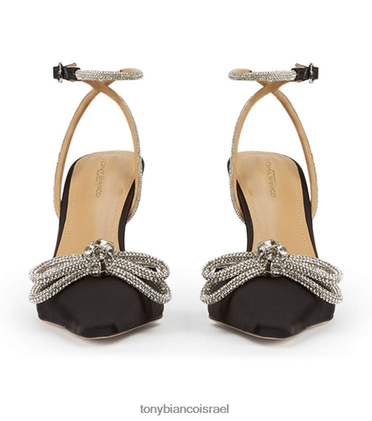 נעלי עקב | נשים סאטן שחור Tony Bianco עקבי ארוס 8BNR8T89